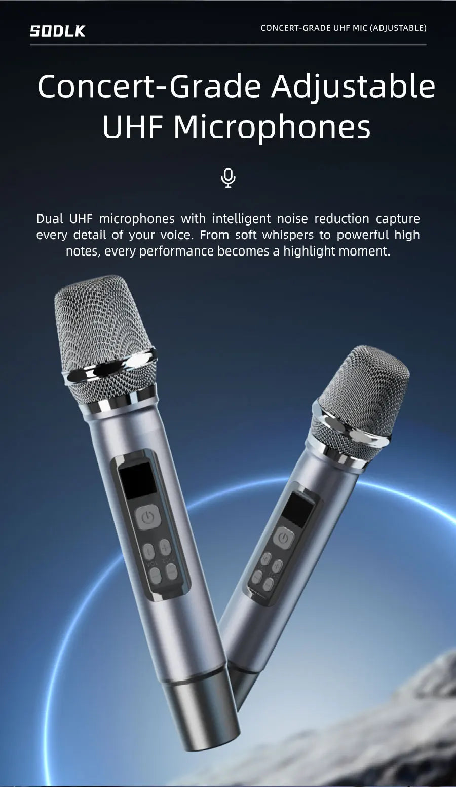SODLK S1615 Pro | Bocina Bluetooth 500W para Fiestas | Karaoke, RGB, TWS, Control Remoto