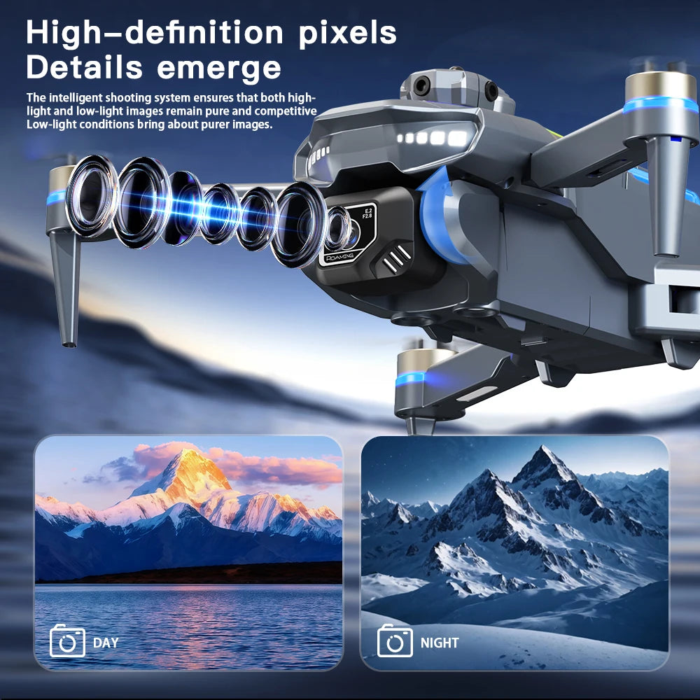 Dron Lenovo AE19 Cámara 8K HD Dual – GPS, Motor Brushless, WiFi FPV, Evasión Obstáculos, Plegable