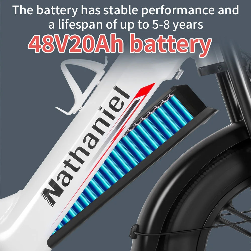 E-Bike 20" Doble Motor 2x1000W | 48V 20Ah Extraíble | 50km/h | Shimano 7v | Frenos Hidráulicos | Marco Aluminio | Adultos