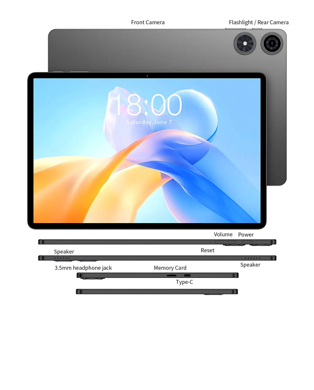 Tablet Teclast P50T 11" | Android 16 | 16GB RAM + 128GB | Octa-Core | 90Hz | 8000mAh | GPS | WiFi 5 | Netflix
