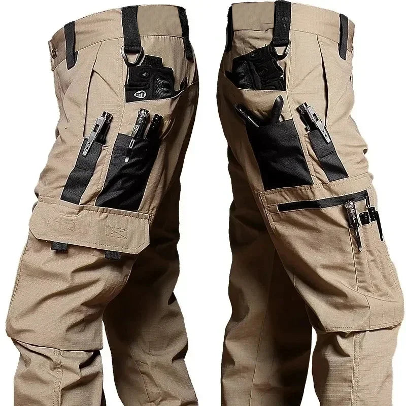 Men's Cargo Work Pants | Multi-Pocket Outdoor Style | Pantalón Cargo Hombre