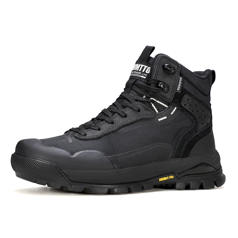 HUMTTO Men's Hiking Shoes | Lace-Up & Rubber Sole | Outdoor Walking