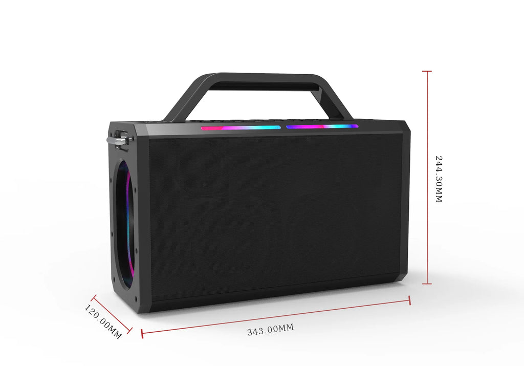 SODLK S1115 | Bocina Bluetooth 200W TWS Karaoke | Batería 24000mAh, RGB, Impermeable