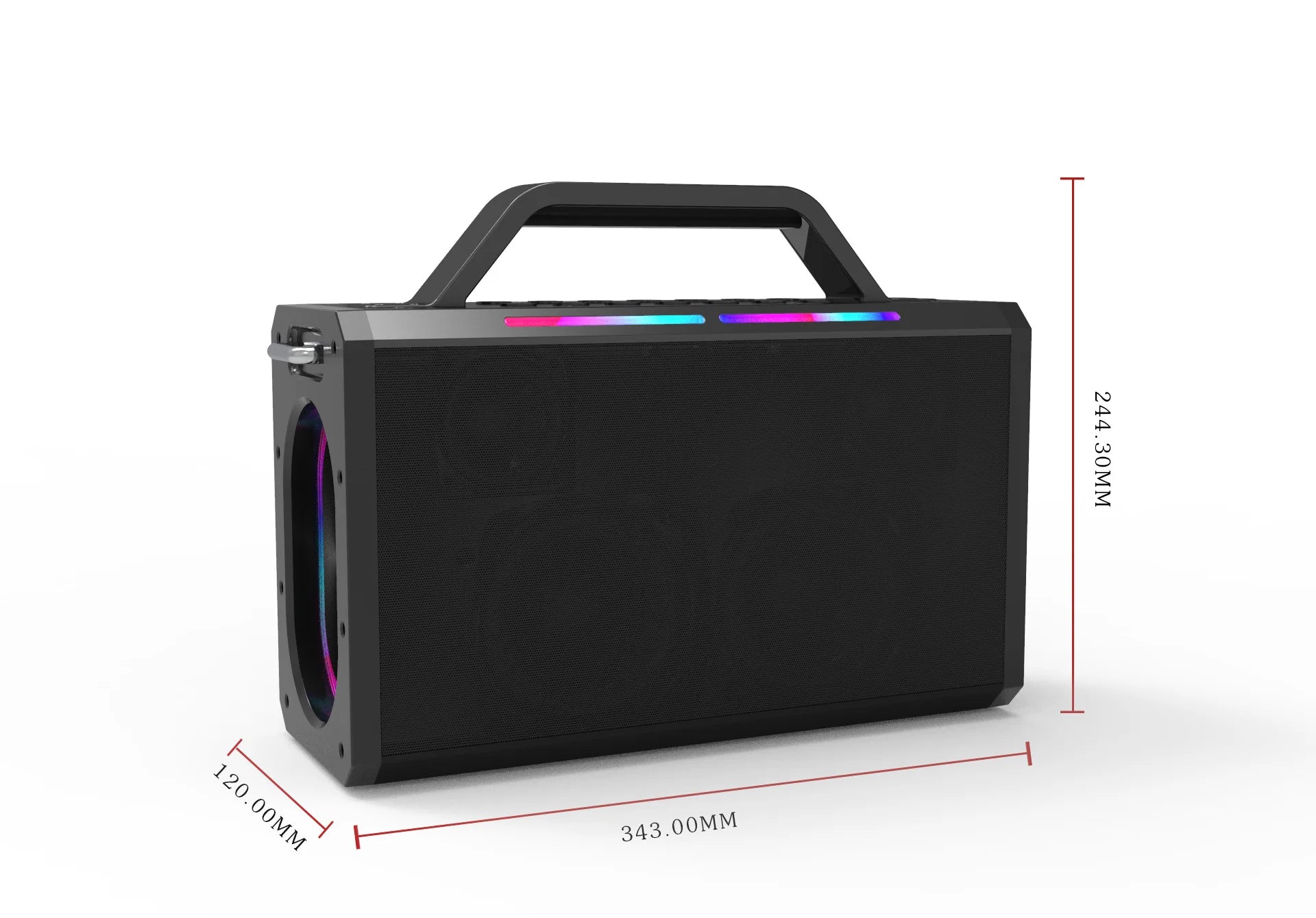 SODLK S1115 | Bocina Bluetooth 200W TWS Karaoke | Batería 24000mAh, RGB, Impermeable