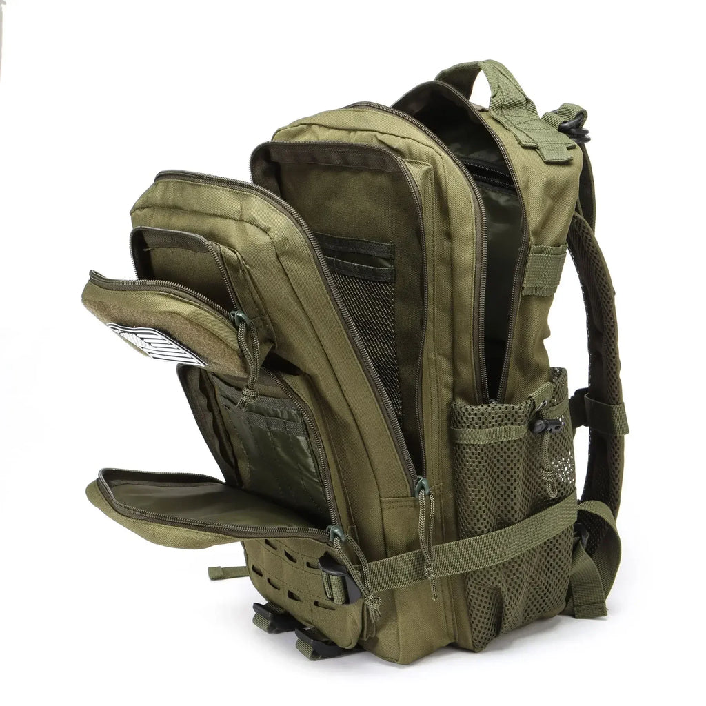 Waterproof Backpack 25L/50L | Gym, Hiking, Travel & Laptop Bag | Dual Bottle Holders | 12 Colors