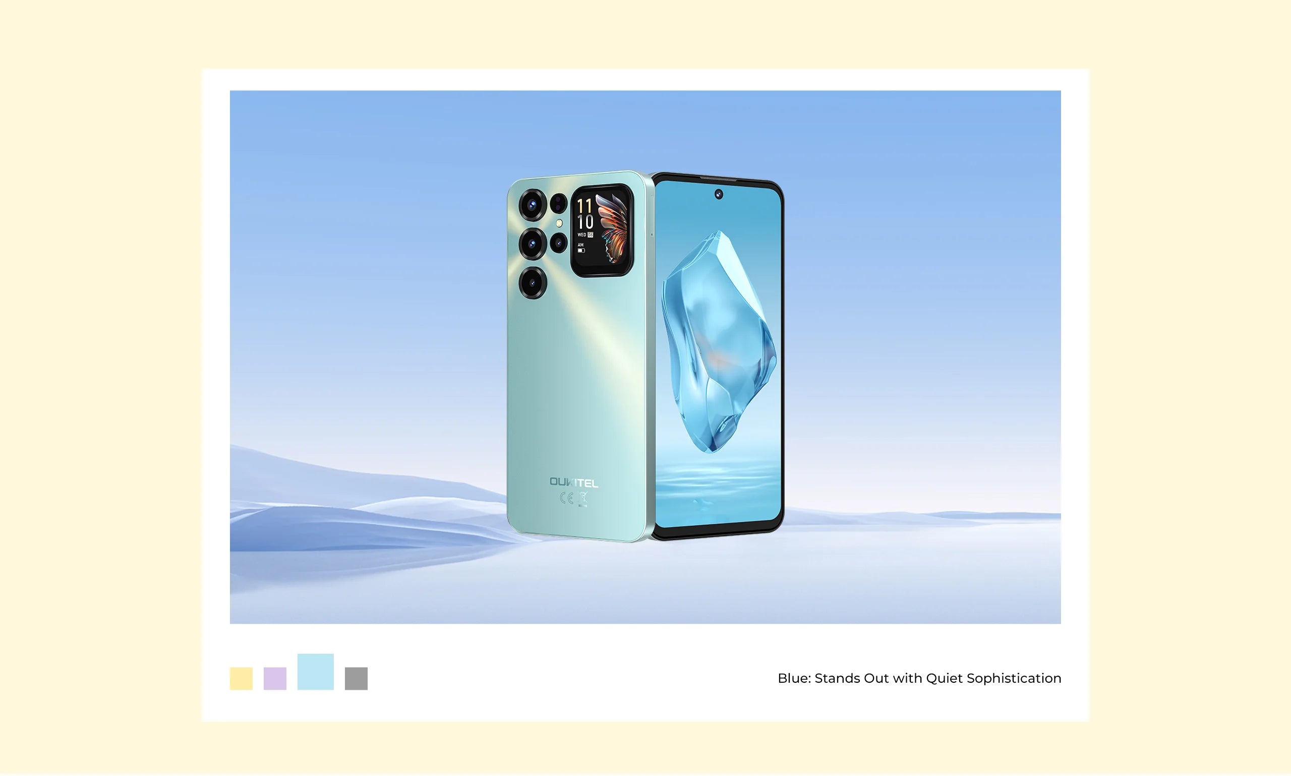 OUKITEL C68 Plus | Smartphone 4G 6000mAh 64MP 7.2" Dual Display | NFC Android 15