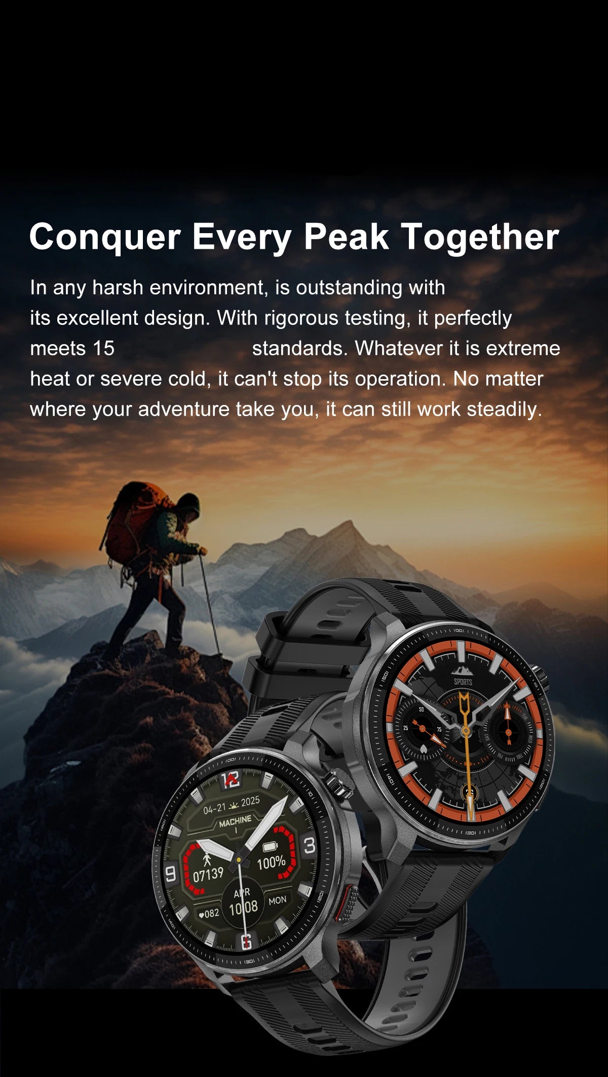 Smartwatch DT G6 2026 | AMOLED 1.43" | GPS + Mapas Offline | 3ATM | 4GB | Outdoor