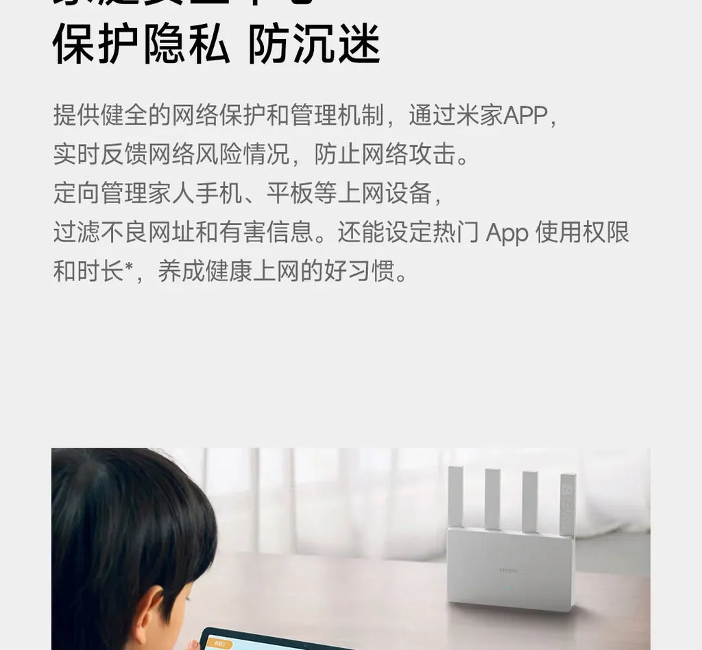 Xiaomi Router BE3600 WiFi 7 Mesh | MLO Doble Banda | 3600Mbps | Qualcomm 4-Core | VPN | Gaming | MiWiFi