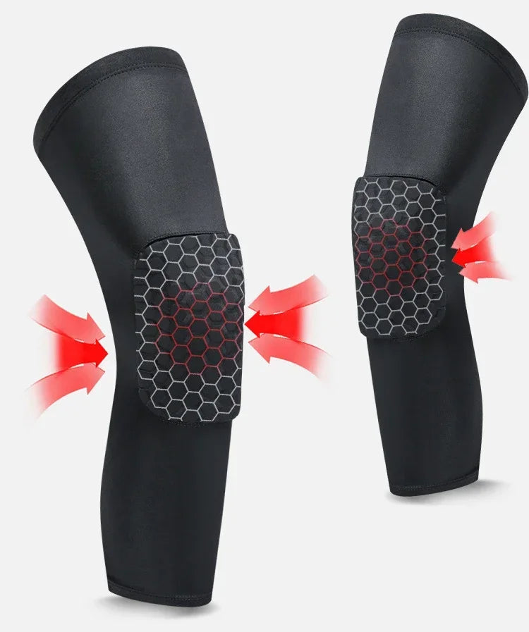 Basketball & Volleyball Knee Pads | Honeycomb Foam Compression Sleeve | Sport Kneepad | M-XXL