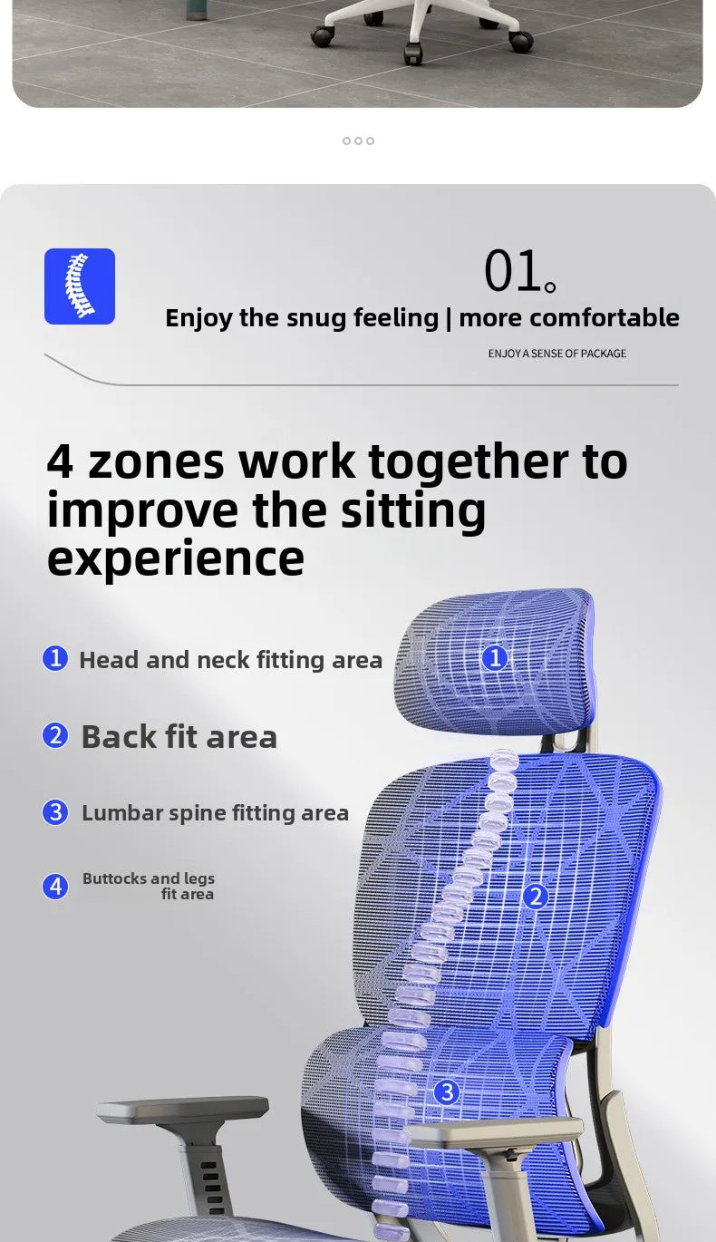 Ergonomic Office Chair | High Back & Armrests | Study