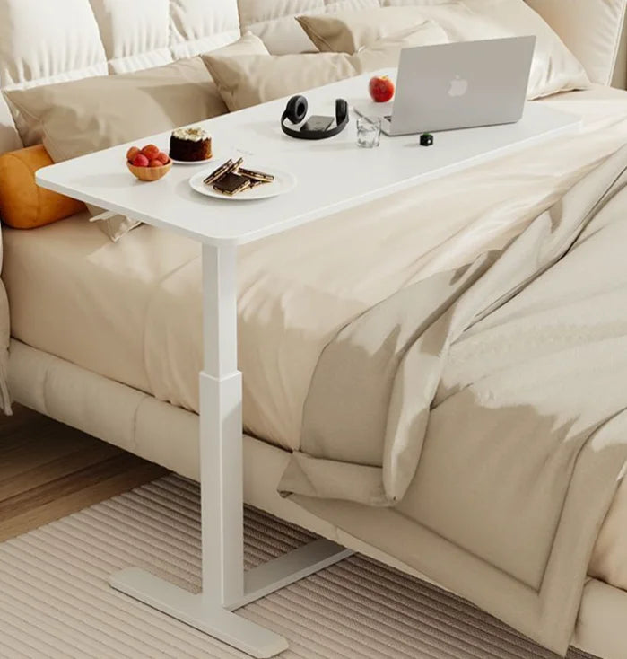 Pneumatic Mobile Laptop Desk | Gas-Lift & Locking Wheels | Escritorio Ajustable