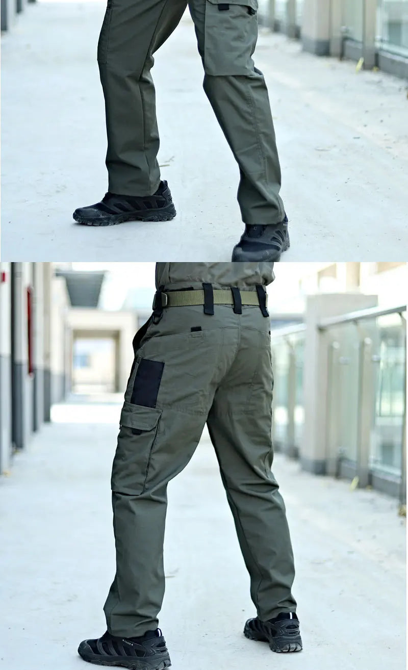 Men's Cargo Work Pants | Multi-Pocket Outdoor Style | Pantalón Cargo Hombre