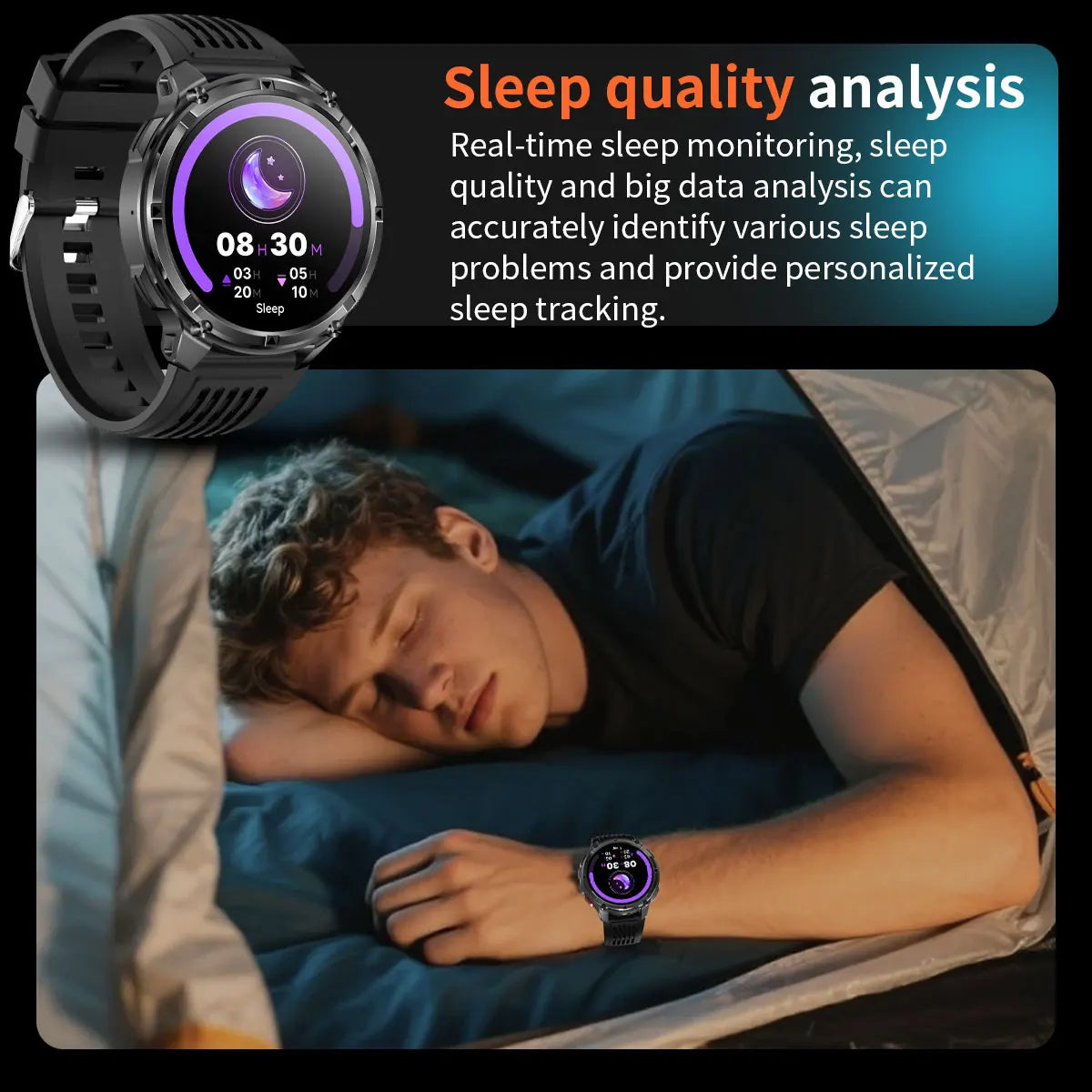 T-REX 3 | Smartwatch Militar 1100mAh | AMOLED 1.7", 10ATM, GPS, 170+ Modos, Linterna LED