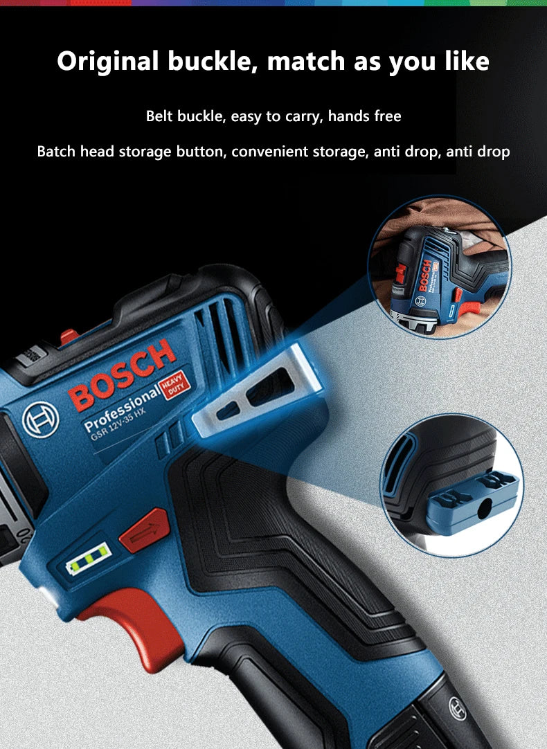 Bosch GSR 12V-35 | Brushless Cordless Drill Driver | HX