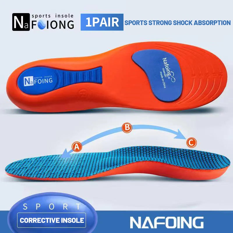 Sport Orthopedic Insoles | EVA Memory Foam | Arch Support & Shock Absorption | Men & Women | EU37-46