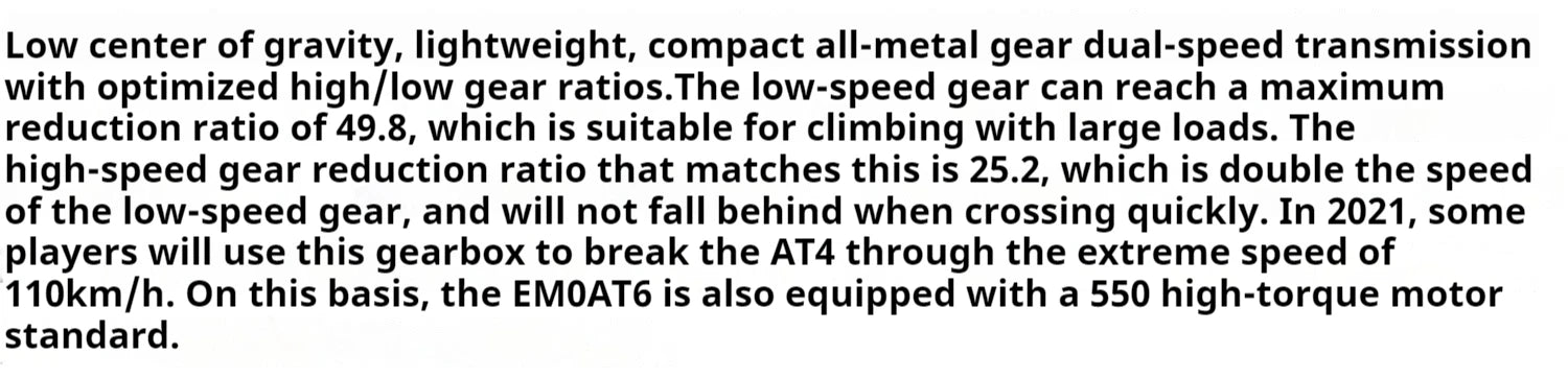 CROSSRC AT6 1:10 6WD RC Climbing Car — Off-Road Electric Model | Differential Lock, High/Low Speed RTR