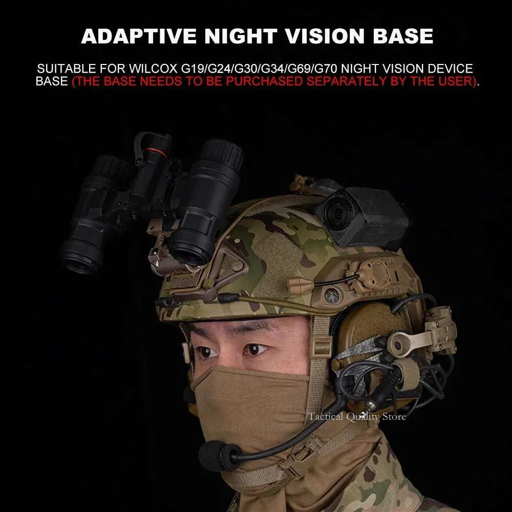 AN/PVS31 Binocular Night Vision Goggles Dummy Model | Airsoft Helmet Prop | Cosplay & Film | BK/TAN