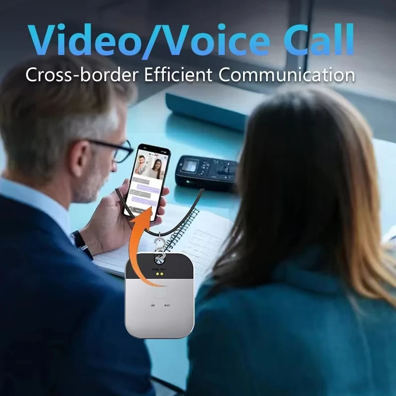 Traductor IA VBNM T3 | 144 Idiomas | Bidireccional | Tiempo Real 0.5s | Sin WiFi | Magnético | Llamadas | Offline | Viajes