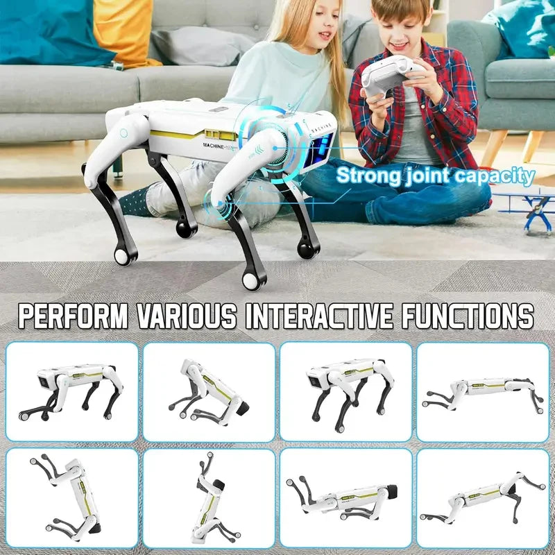 Perro Robot RC Multifunción – Control APP, Programable, Canta, Baila, Bioníco e Interactivo