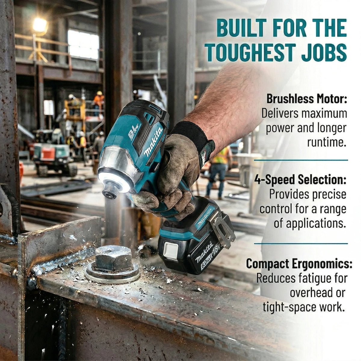 Makita DTD173 | 18V Brushless Impact Driver | EU