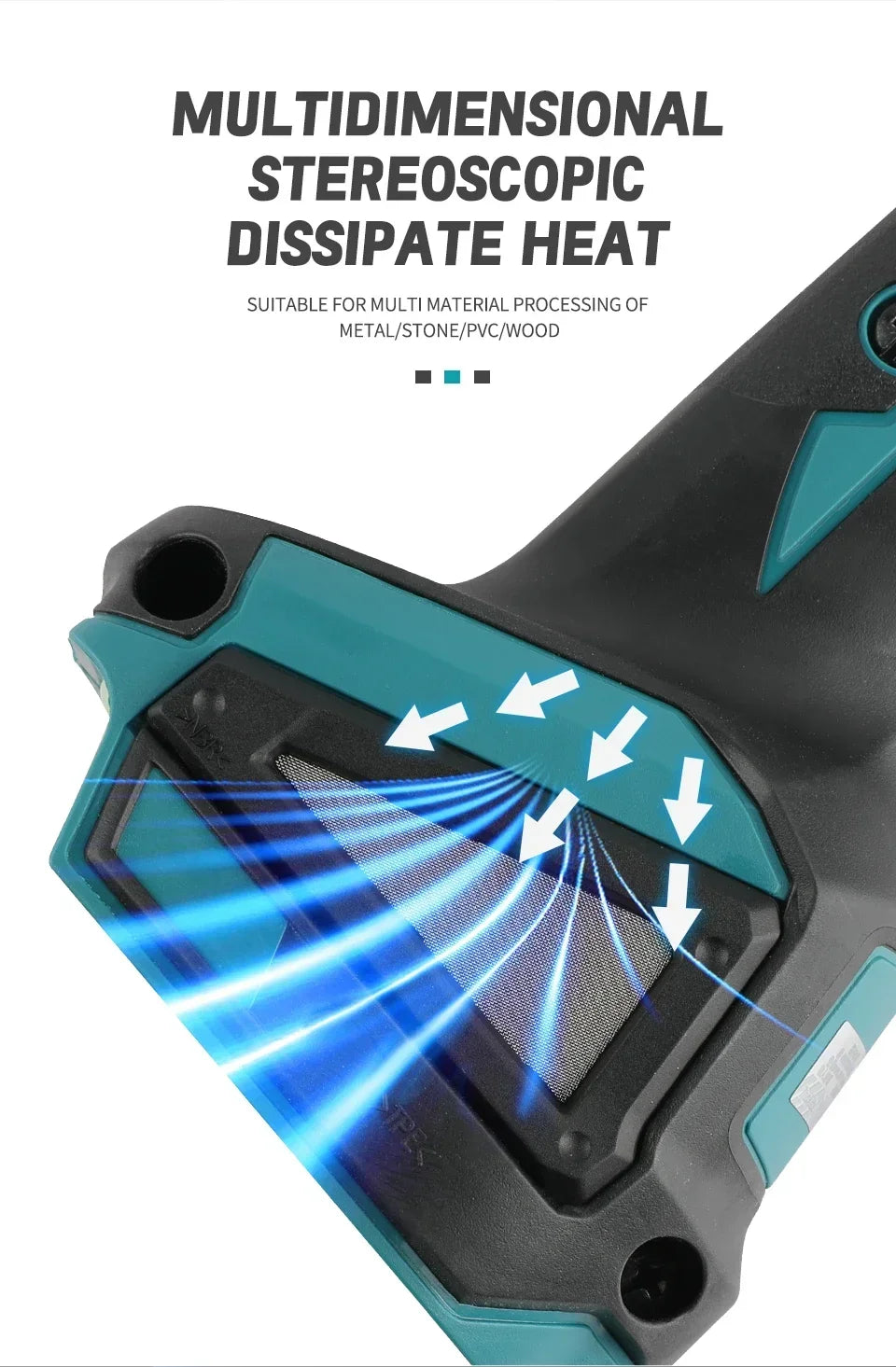 Makita DGA504 | 18V Brushless Angle Grinder | Bare Tool