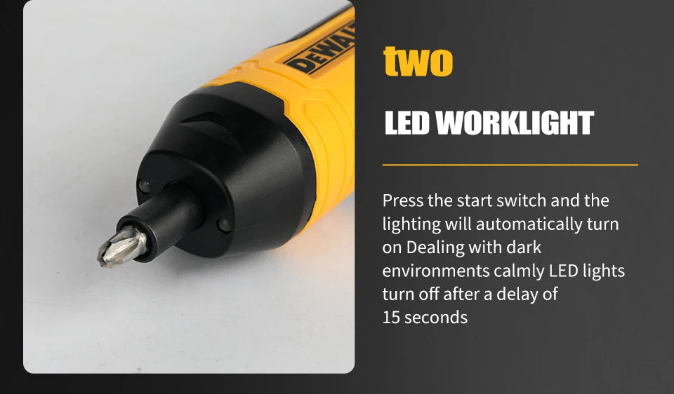 DEWALT DCF681 | Rechargeable Cordless Screwdriver | 5 N·m | 1/4 in Hex