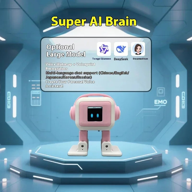 Robot Interactivo Inteligente – Pantalla LED Facial, Camina y Baila, Educativo para Niños