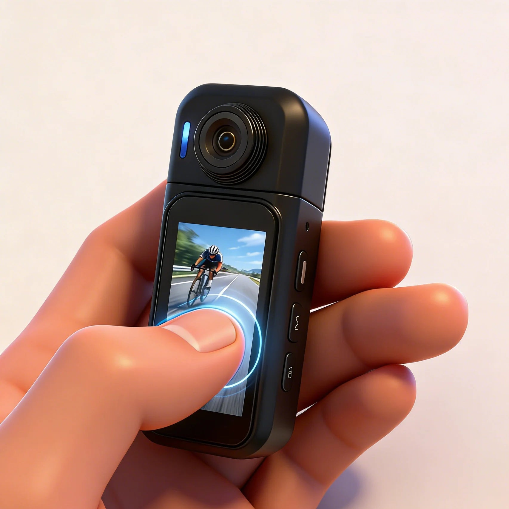 Cámara Corporal X50 Pro POV | 1080P HD | Mini Ultra-Compacta 44.7g | Lente 180° | Pantalla Táctil 1.47" | 800mAh | WiFi | Magnética | Deportes y Vlog