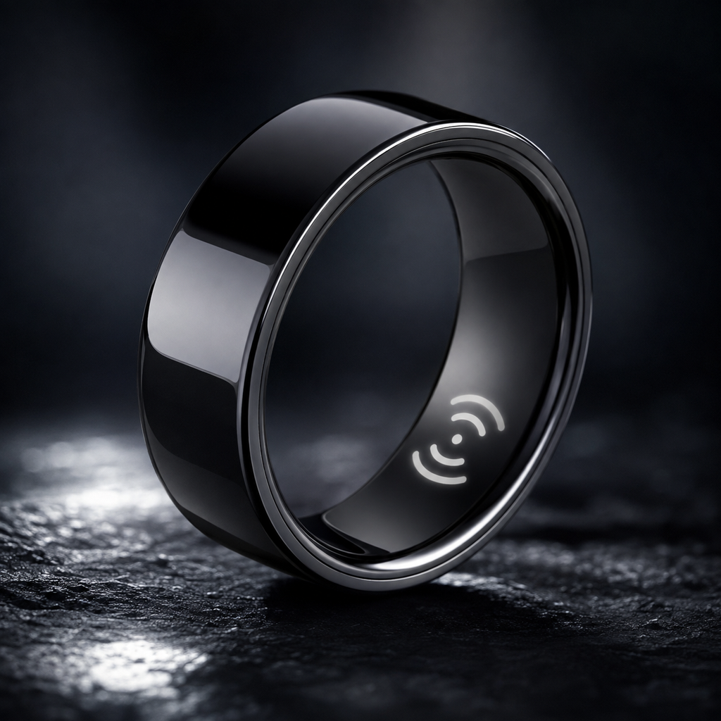 Smart Ring Unisex – Monitor de Salud y Gestión Emocional con Caja de Carga