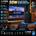 Subwoofer Activo Bluetooth 50W — Montaje en Pared para TV, PC y Celular