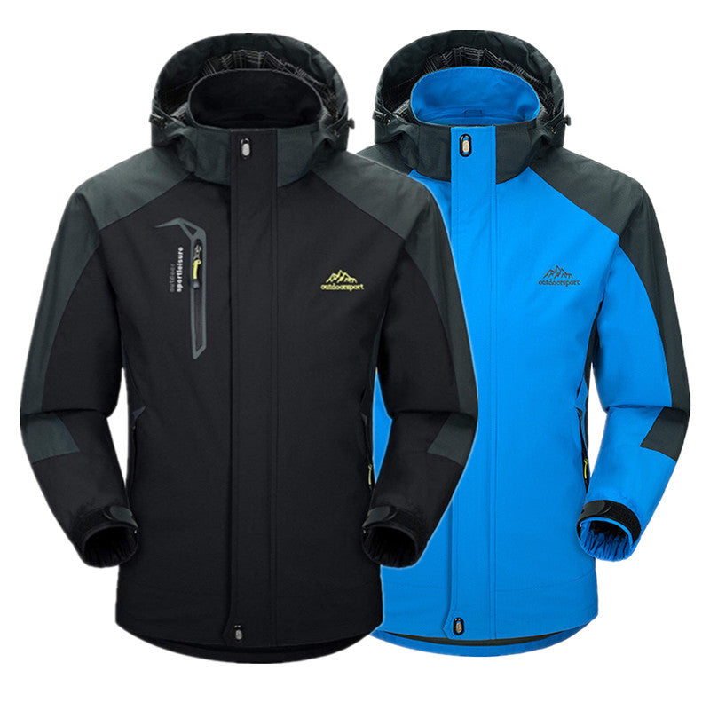Windproof Waterproof Outdoor Jacket | Men & Women | Hooded Zip | M-5XL | 10 Colors