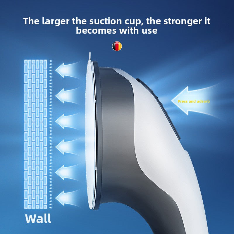 No-Drill Suction Cup Bathroom Safety Handle | 90kg Capacity | Anti-Slip Grip