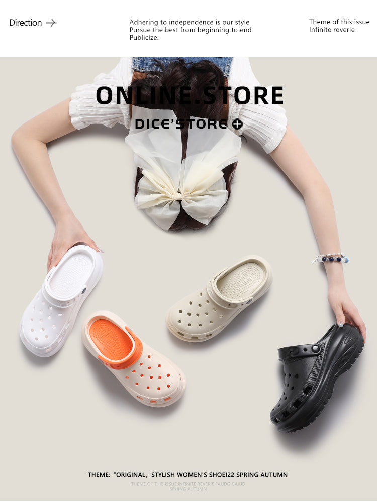 Thick-Soled Cloud Clogs | Unisex Height-Increasing Sandals