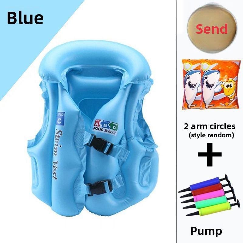 Kit de Natación Infantil | Chaleco Flotador + Flotadores de Brazos | 1-12 Años