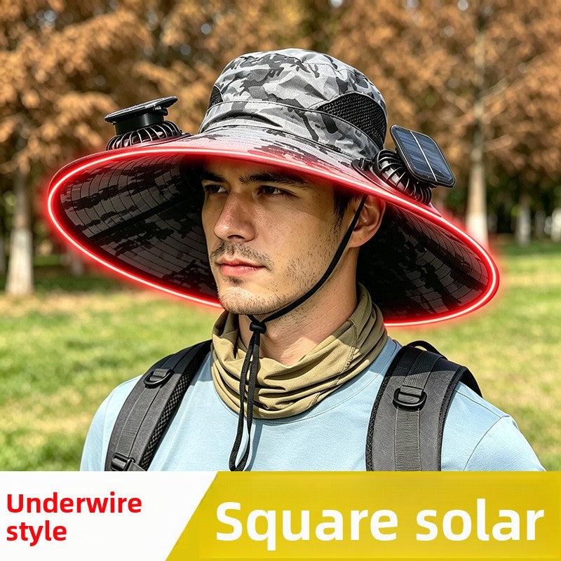 Solar Powered Fan Hat | 1000mAh | Single, Dual & Triple Fan | UV Protection