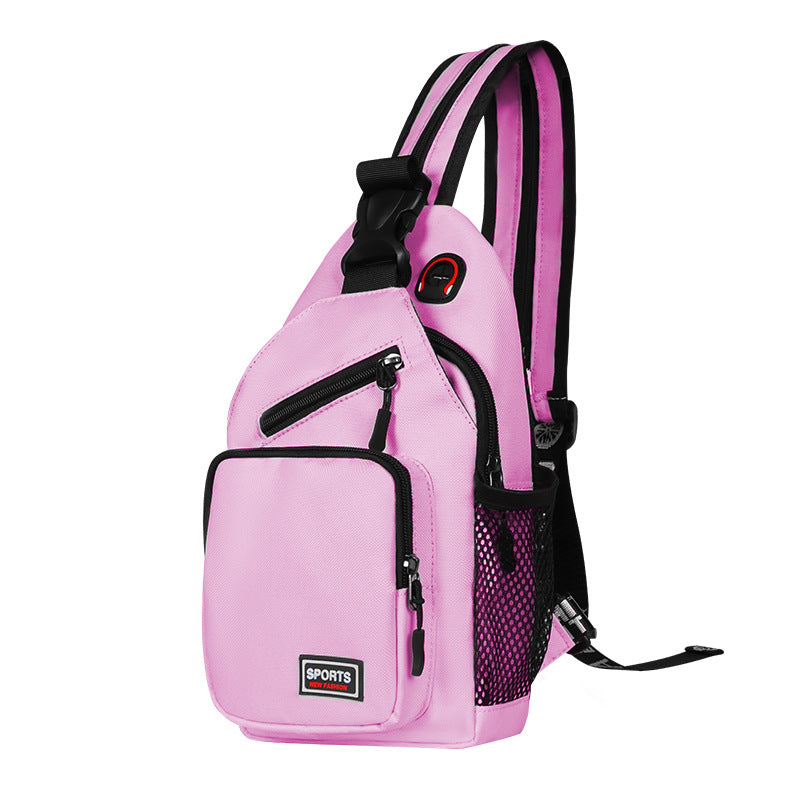 Waterproof Oxford Crossbody Chest Bag | Multifunctional | 9 Colors | 33x7x20cm