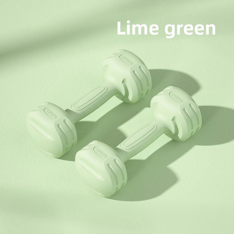 Rubber-Coated Dumbbells Set – Home Fitness Weights