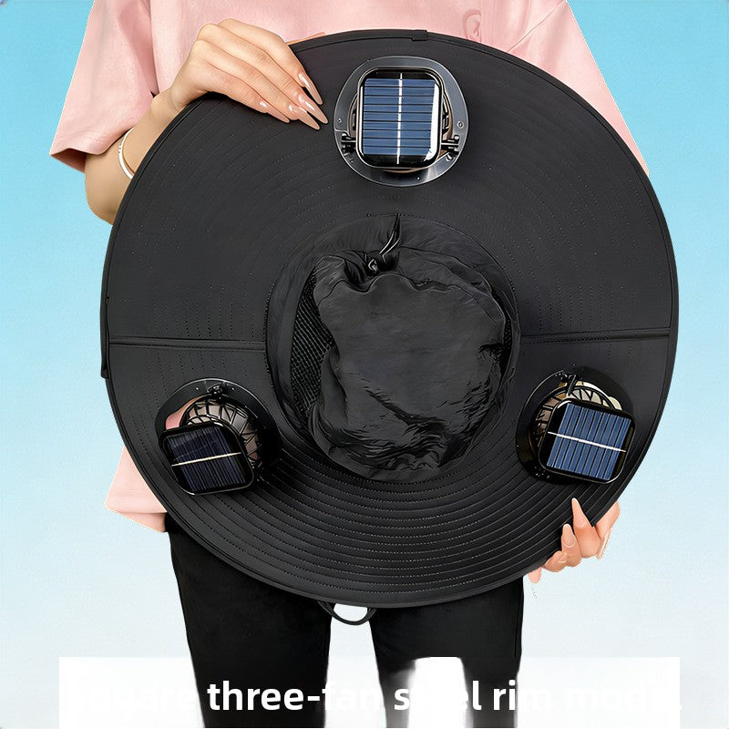 Solar Powered Fan Hat | 1000mAh | Single, Dual & Triple Fan | UV Protection