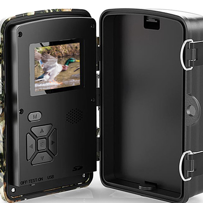 Cámara Trampa HD para Vida Silvestre con Visión Nocturna – 12MP, IP66, 6 Meses de Batería