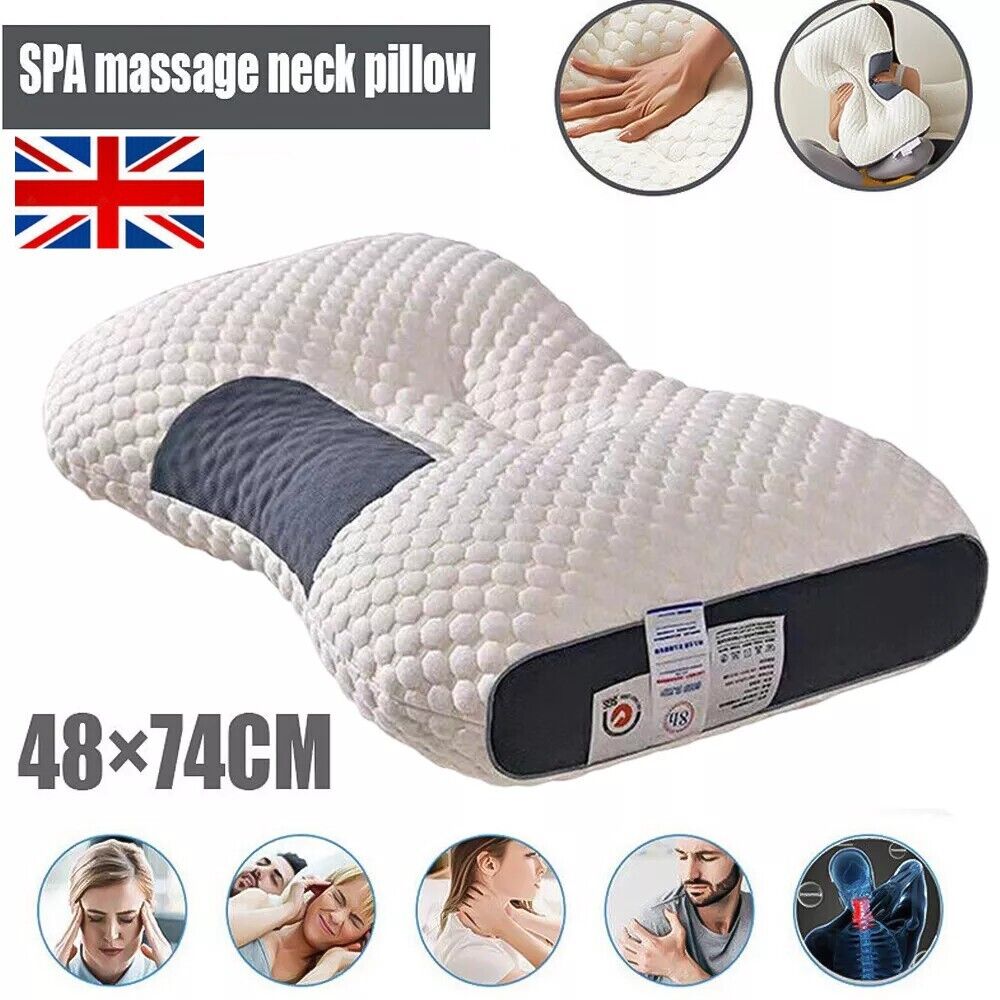 Cervical Foam Pillow for Neck & Shoulder Pain – Ergonomic Orthopedic