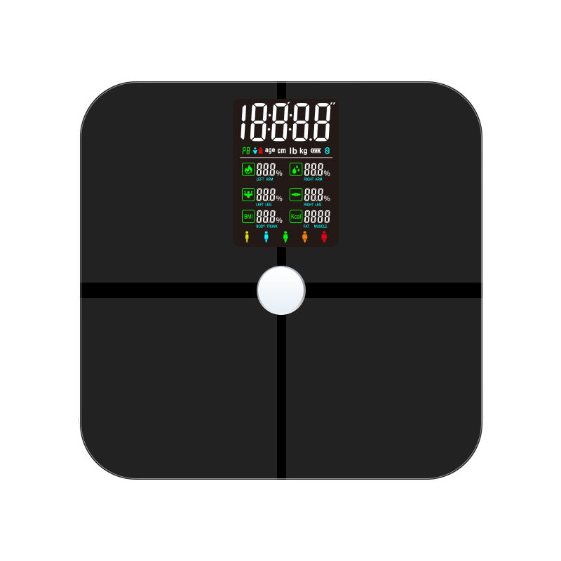Báscula Bluetooth de Grasa Corporal con 8 Electrodos — Body Fat Scale