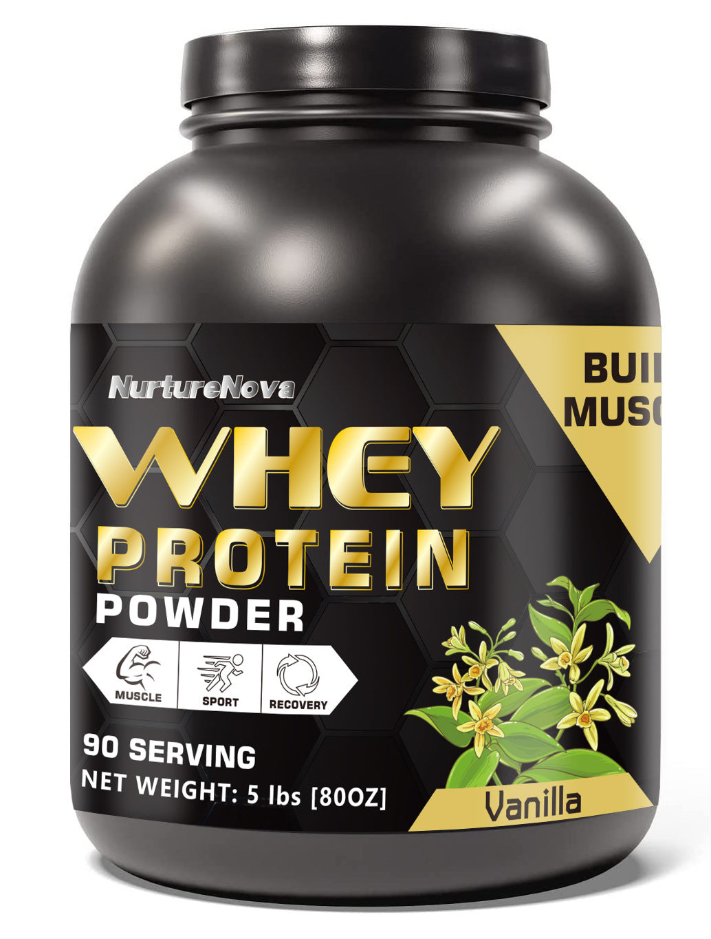 Proteína en Polvo 5 Lbs (2.27kg) | Whey Protein Powder 5 Lbs
