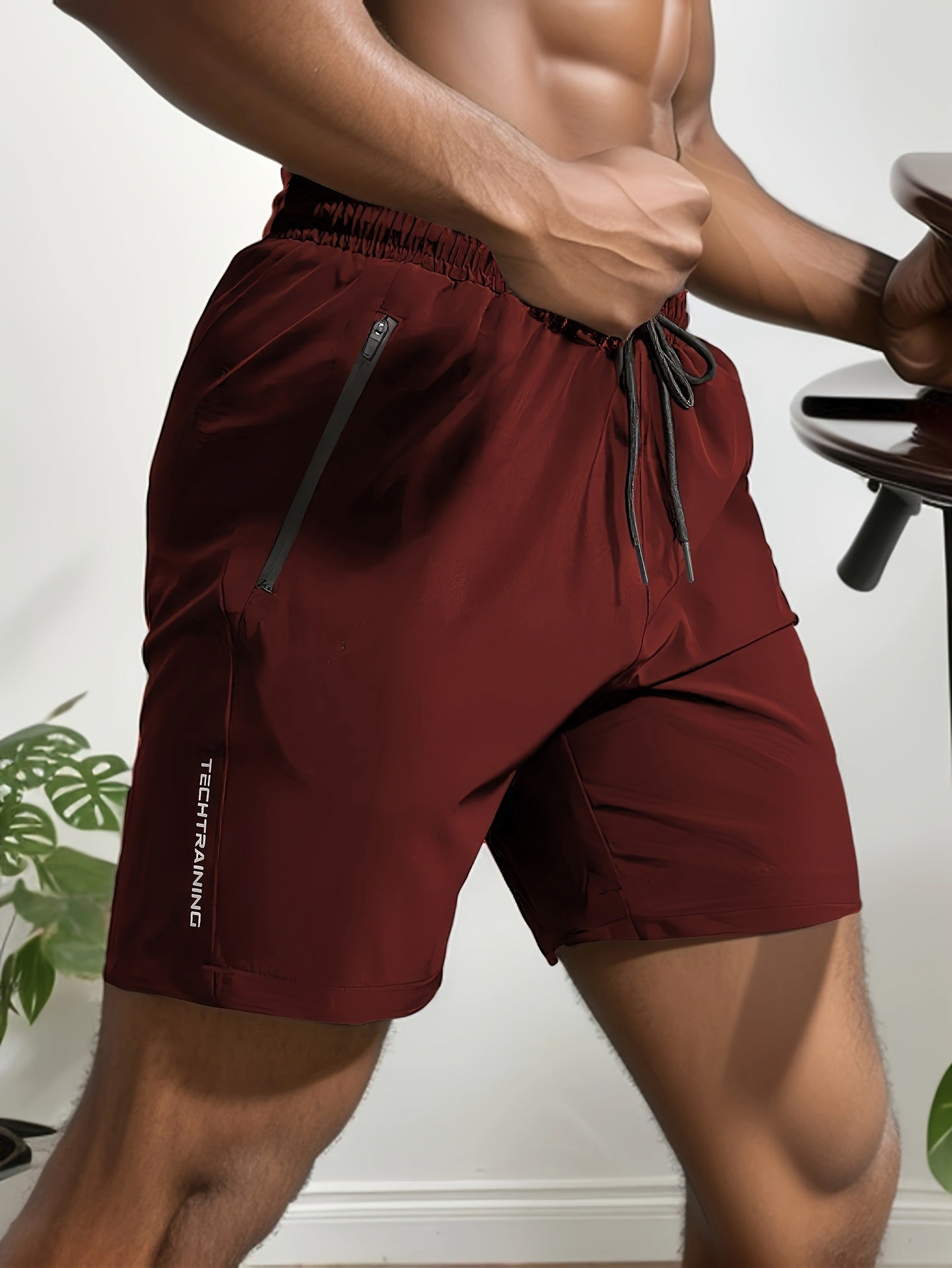Shorts Deportivo Hombre Secado Rápido Ajuste Ceñido 5 Colores S-3XL | Men's Quick-Dry Tight-Fit Sports Shorts
