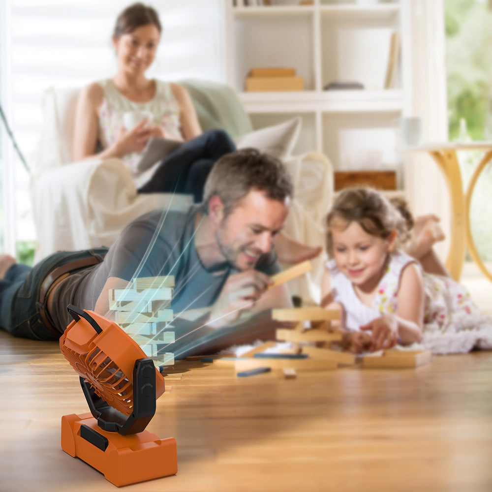 Ventilador Portátil Recargable con Luz y Control Remoto – ALTSON