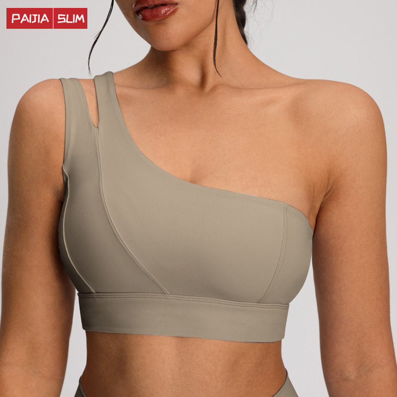 Conjunto Yoga Mujer Bra Asimétrico + Falda Deportiva Tela Quick-Dry S-XL | Women Yoga Set Bra & Skirt