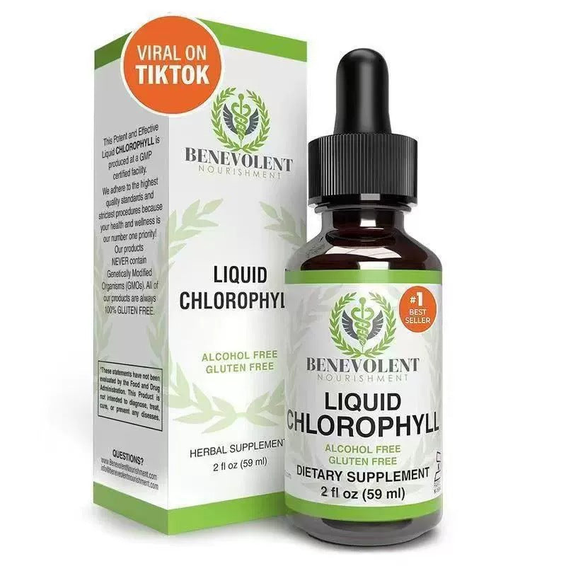 Gotas de Clorofila Líquida ALTSON — Cuidado Intestinal y Eliminación del Mal Olor Corporal