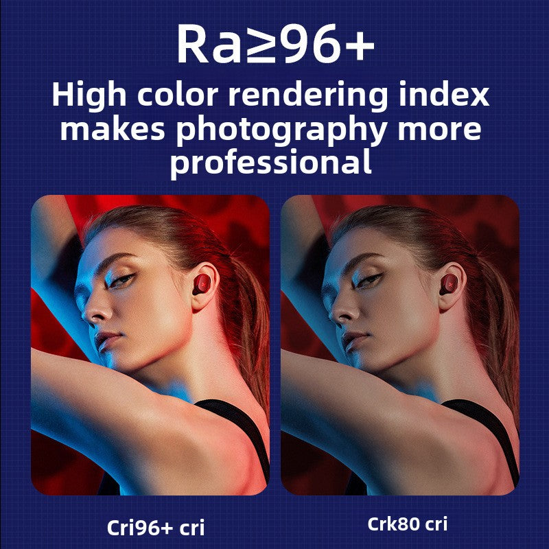 Luz de Estudio RGBW Profesional para Fotografía y Video – Control Total de Color y Brillo