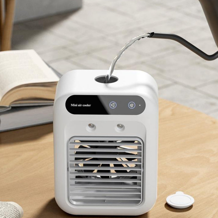 Mini Aire Acondicionado Portátil USB con Humidificador