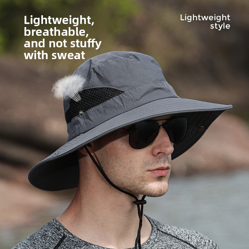 Gorro de Protección Solar Exterior – Transpirable, Secado Rápido y Ajustable