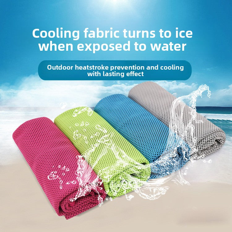 Toalla Refrescante Deportiva 100x30cm – Secado Rápido, Antibacteriana y Multideporte
